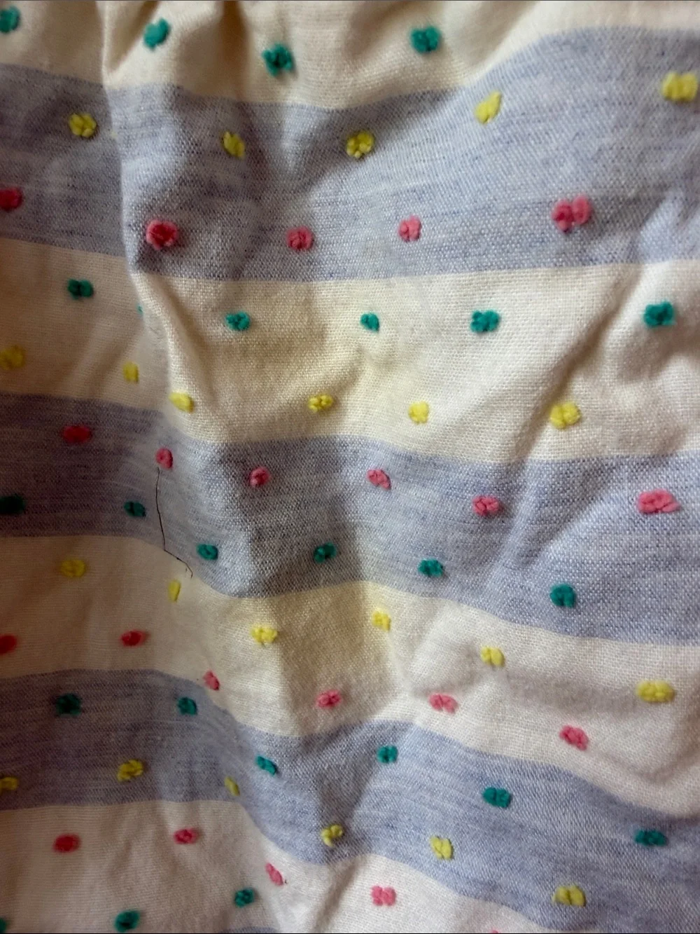 Matilda Jane White and Pink Dot Stripe Baby Bubble Romper